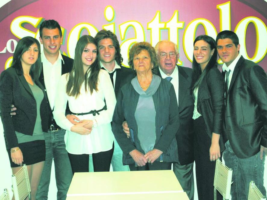Umberto Belletti con la moglie Ebe (foto Blitz)