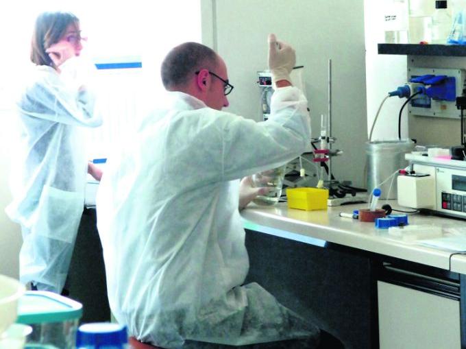 Prima soddisfazione per i ricercatori di Insubrias Biopark (foto Blitz)