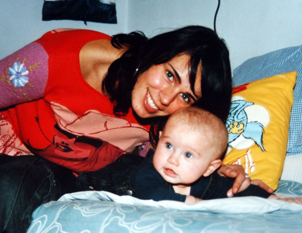 Elena Romani con la figlia Matilda