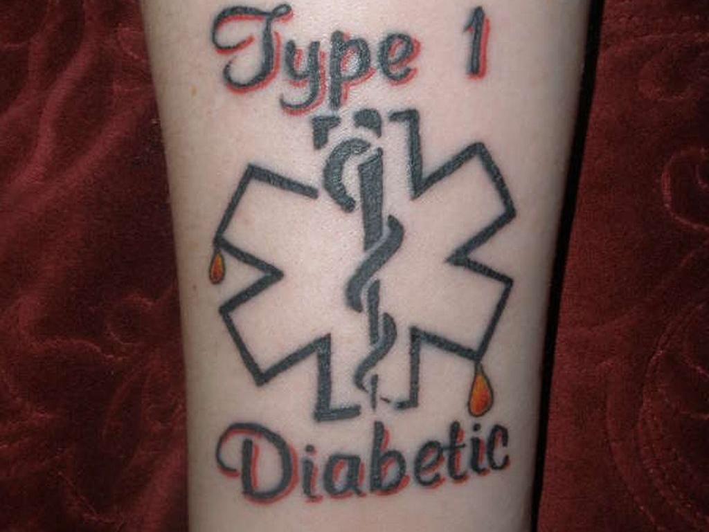 Anche il diabete in un tatuaggio
