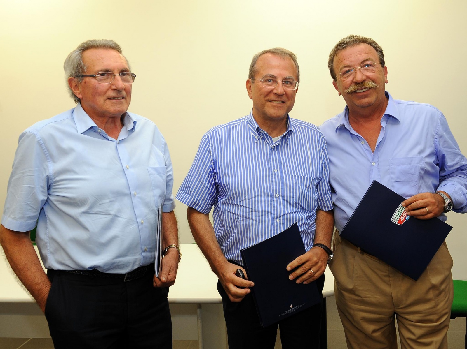 Adriano Carnaghi, Flavio Radice e Antonio Caserta