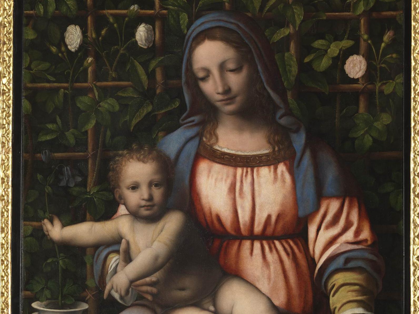 Di Bernardino Luini «Madonna con il Bambino (Madonna del roseto)» (1516-1517 circa)