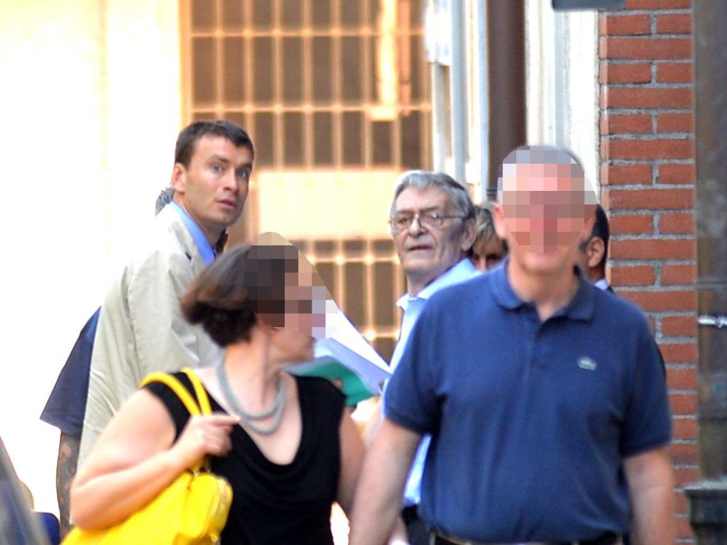 Davide e Gianfranco Castiglioni in tribunale (Blitz)
