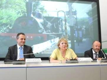 Marco Reguzzoni con Maria Rachele e Giacomo Ogliari