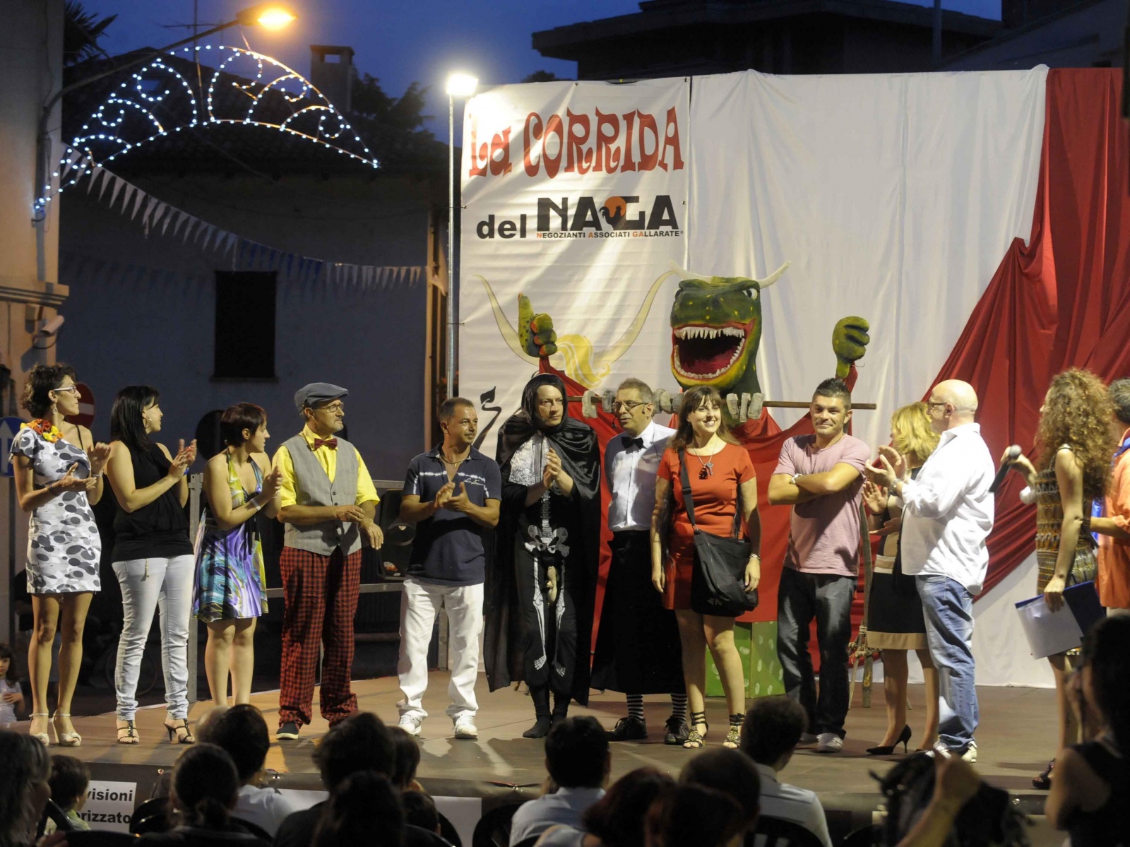 La Corrida alla Festa del Brodo del 2013 (foto Archivio)