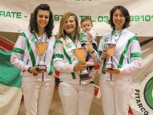 Gaia Rota, Carla Frangilli con la piccola Paola e Marialbina Fusano