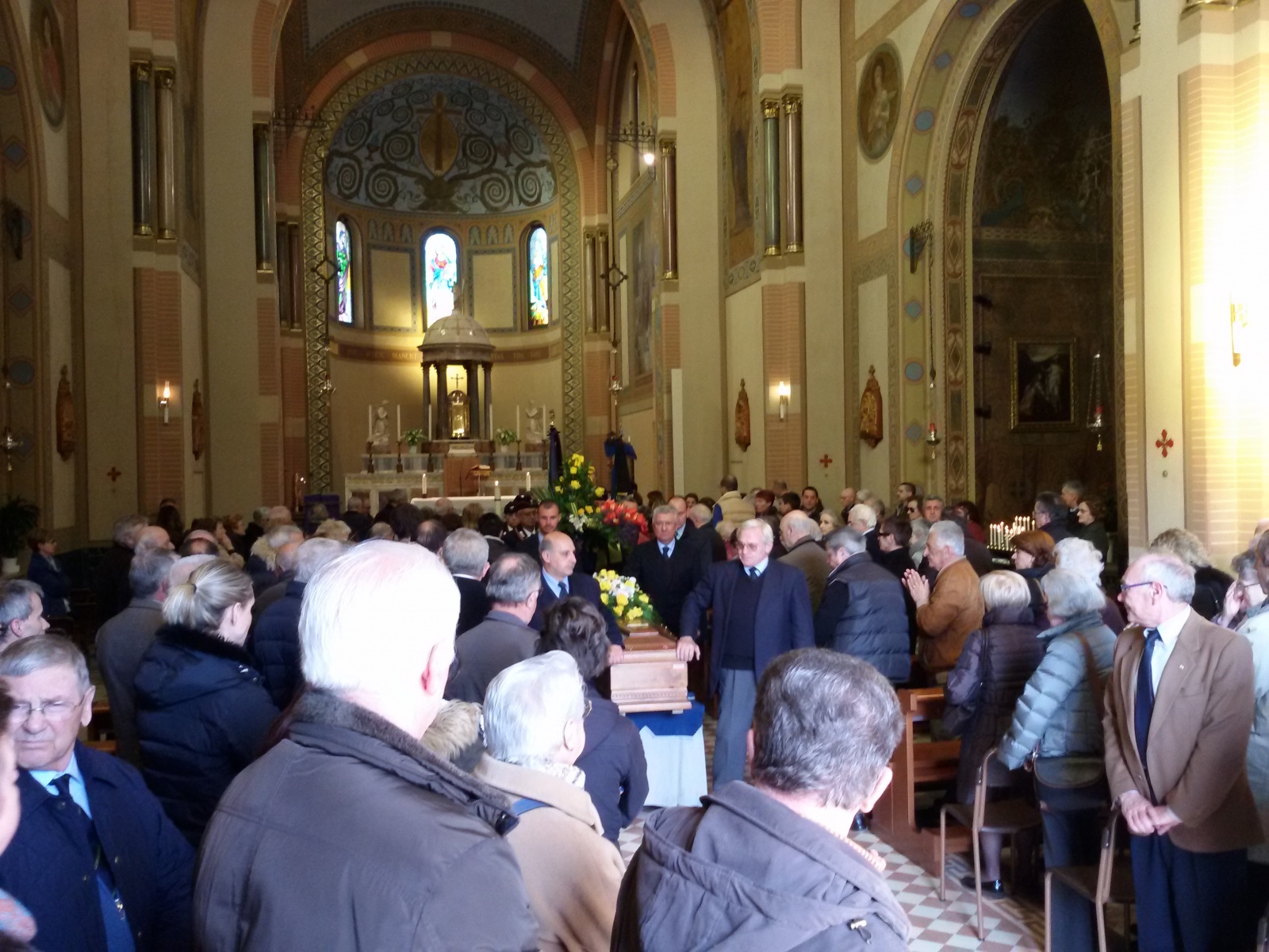L'addio al maresciallo Armando Ferrante (foto Zidda)