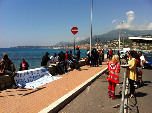 Croce Rossa: circa 650 i migranti presenti a Ventimiglia