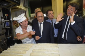 Expo 2015, Renzi e Hollande a tavola con Eco e Lang