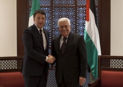 Abu Mazen: ho chiesto a Renzi di far riprendere colloqui di pace