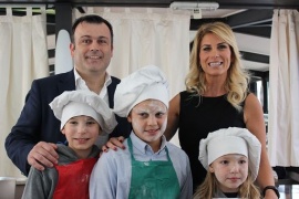 Lo chef Fabio Campoli inaugura