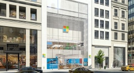 Microsoft sfida Apple sulla Fifth Avenue a New York, apre negozio