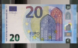 Inizia a circolare la nuova banconota da 20 euro, più sicura