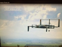 Amazon: in un video nuovo prototipo drone per consegne Prime Air