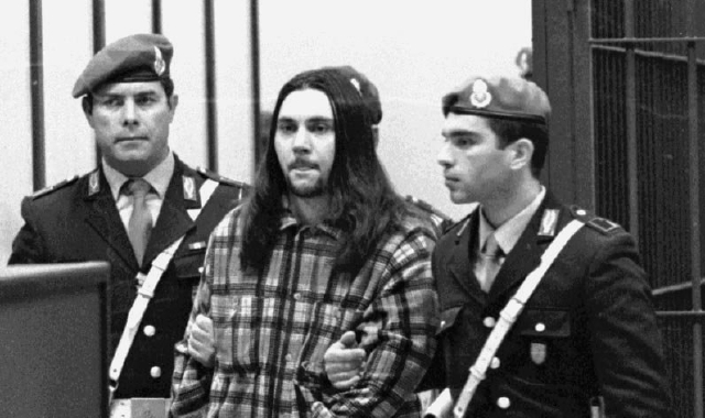Elia Del Grande nel 2001, all’epoca del processo in Corte d’Assise (Foto Archivio)