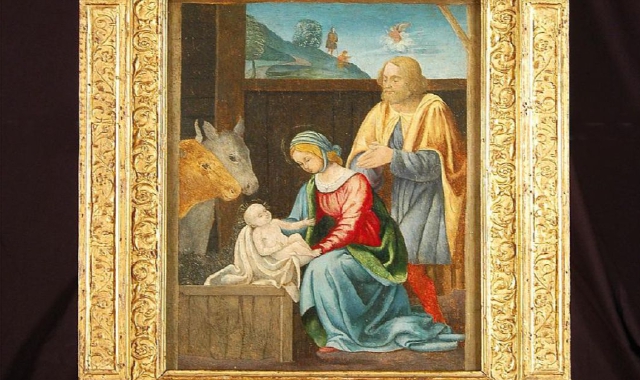 La Natività di Filippo Lippi esposta al Pretorio di Prato