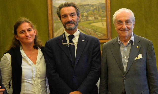 Simona Marchesi, Attilio Fontana e Gualtiero Marchesi