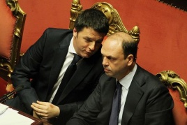 Renzi scarta su unioni civili e apre a Ncd, minoranza in allarme