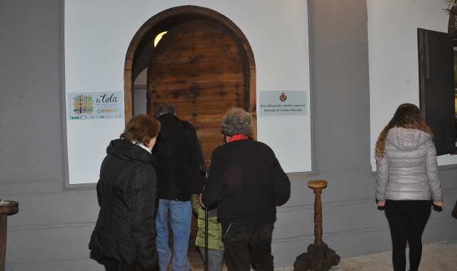 L’ingresso dell’Osteria sociale La Tela, inaugurata lo scorso dicembre (Pubblifoto)