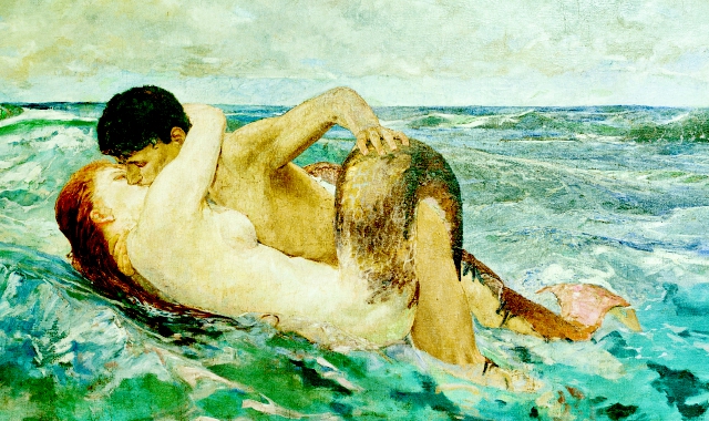 «Tritone e Nereide (Le Sirene)» (1895)  di Max Klinger