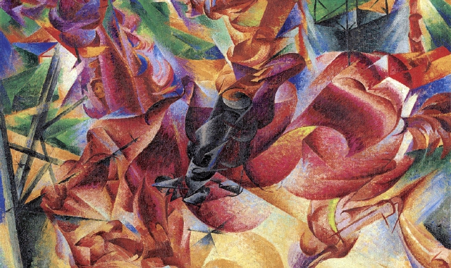 «Elasticità» (1912) di Umberto Boccioni
