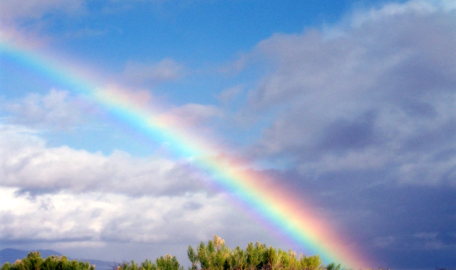 Pioggia, sole... arcobaleno