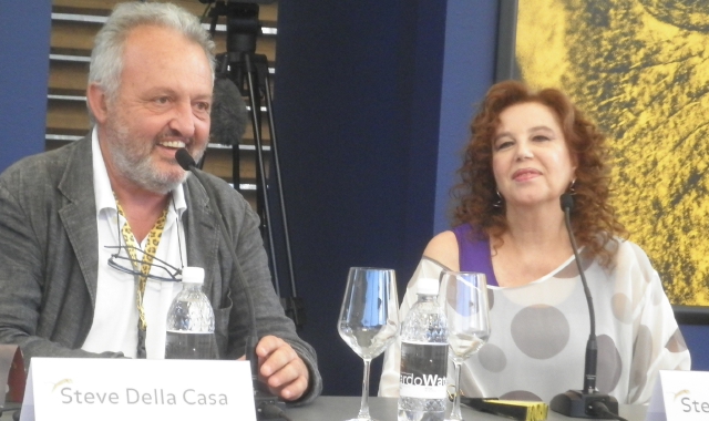 Stefania Sandrelli con Steve Della Casa al Festival di Locarno