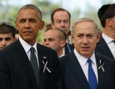 Obama ai funerali di Peres: la pace un 