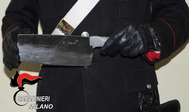 L’arma sequestrata dai carabinieri