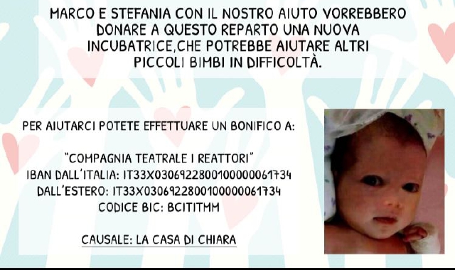 L’appello solidale dei genitori di Chiara a favore dell’ospedale del Ponte