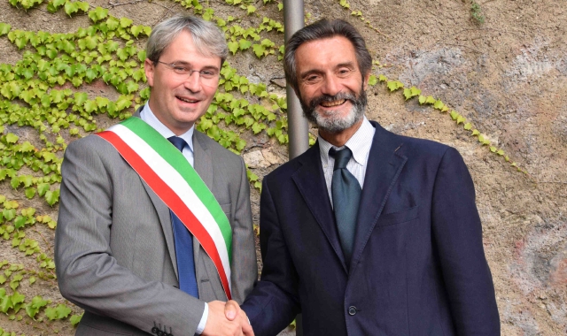 Davide Galimberti e Attilio Fontana