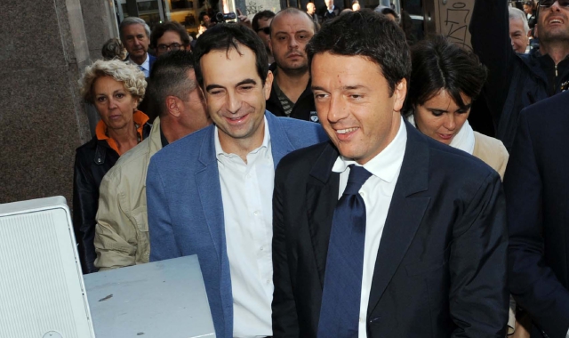 Alessandro Alfieri con Matteo Renzi