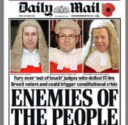 Tabloid Gb scatenati contro giudici anti-Brexit: nemici del popolo