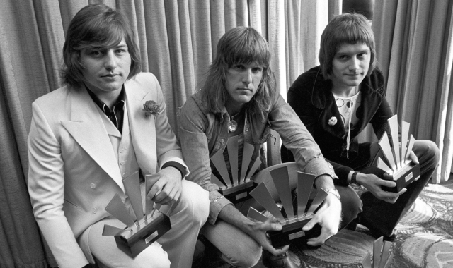 Greg Lake (a sinistra), con Keith Emerson e Carl Palmer: gli E, L & P (Ansa)