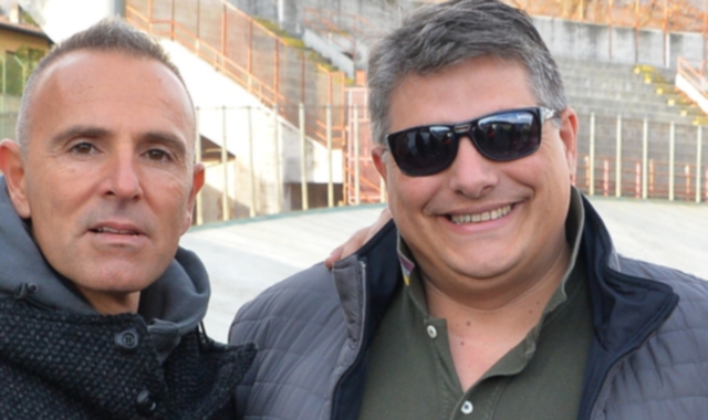 Aldo Taddeo con Paolo Basile  (foto Blitz)