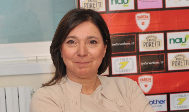 La vicepresidente della Pallacanestro Varese, Monica Salvestrin (Blitz)