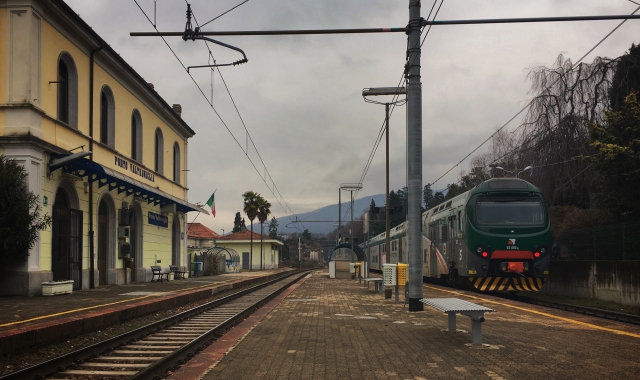 La stazione di Porto Valtravaglia