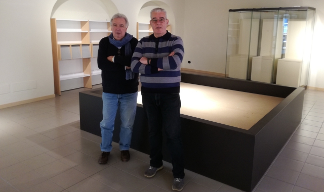 Claudio Ventimiglia e Bruno Specchiarelli, sindaco e vicesindaco, aprono le porte del futuro Gam