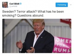 Trump cita attacco in Svezia che non c'è stato: ironia scandinava