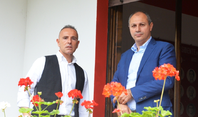 Paolo Basile e Gabriele Ciavarrella, socio di maggioranza e presidente del Varese Calcio