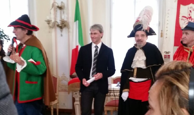 La cerimonia a Palazzo Estense (Foto Red.)