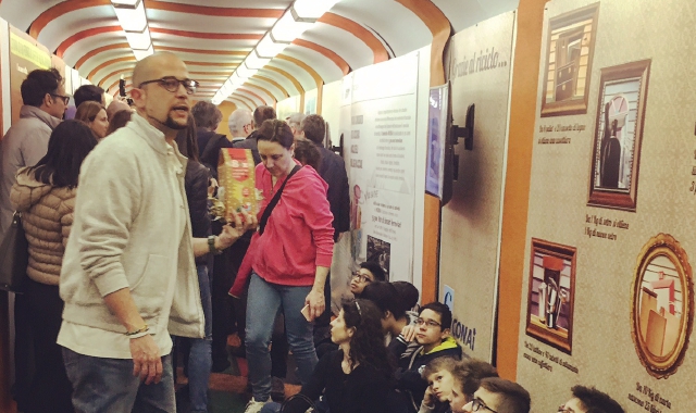 Lezioni di riciclo sul Treno Verde di Legambiente