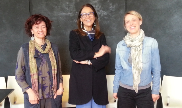 Da sinistra: Patrizia Canavesi, Miriam Arabini ed Elisa Carnelli
