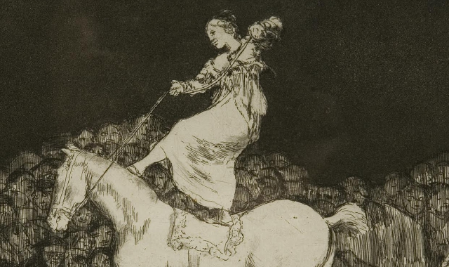 «Una reina del circo» (1819) di Francisco Goya y Lucientes
