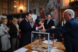 Presidenziali in Francia, Emmanuel Macron ha votato a Touquet