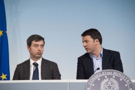 Botta e risposta Renzi-Orlando sull'Europa nel confronto in tv