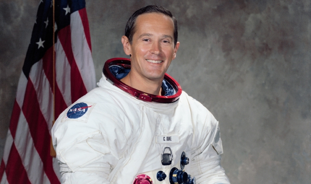 L’astronauta Charlie Duke