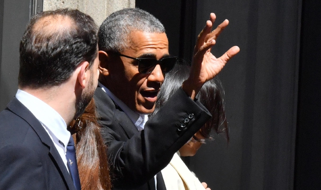 Barack Obama da ieri a Milano: oggi interverrà a Tuttofood  (Foto Ansa)