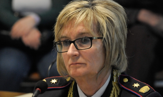 L’ex comandante della polizia locale Maria Cristina Fossati (Blitz)