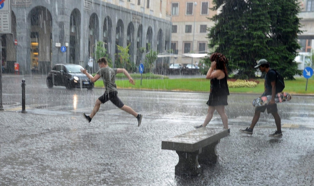 A spasso prima del temporale